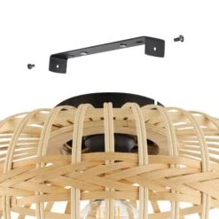 EGLO Plafonnier Amsfield En Bambou, Ovale 13 EGLO Plafonnier Amsfield En Bambou, Ovale -Luminaire 10001757 4