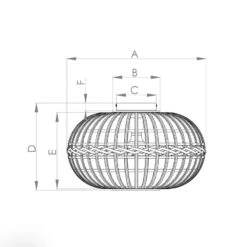 EGLO Plafonnier Amsfield En Bambou, Ovale 14 EGLO Plafonnier Amsfield En Bambou, Ovale -Luminaire 10001757 5