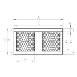 EGLO Plafonnier Catterick, Noir, Deux Abat-jour Cage -Luminaire 10001764 4