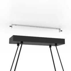 EGLO Lustre Edale, 6 Abat-jour Tissu Cappuccino, Ovale -Luminaire 10001771 3