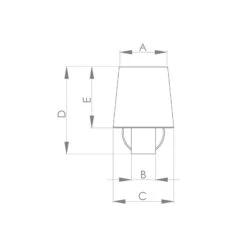 EGLO Applique Edale Abat-jour Tissu Cappuccino, Bois -Luminaire 10001772 3