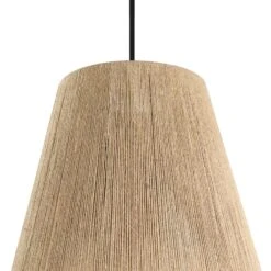 EGLO Suspension Alderney, 1 Abat-jour En Fil Naturel -Luminaire 10001777 1