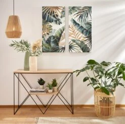 EGLO Suspension Alderney, 3 Abat-jour En Fil Naturel -Luminaire 10001779 3