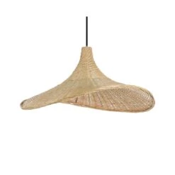 EGLO Suspension Haxey Abat-jour Bambou, Ø 50 cm 6 EGLO Suspension Haxey Abat-jour Bambou, Ø 50 cm -Luminaire 10001801 1