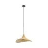 EGLO Suspension Haxey Abat-jour Bambou, Ø 50 cm -Luminaire 10001801