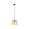 EGLO Suspension Glyneath Abat-jour Bambou, Ø 37,5 cm