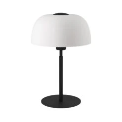 EGLO Lampe à Poser Solo 2, Verre Opale/noire 9 EGLO Lampe à Poser Solo 2, Verre Opale/noire -Luminaire 10001807 2