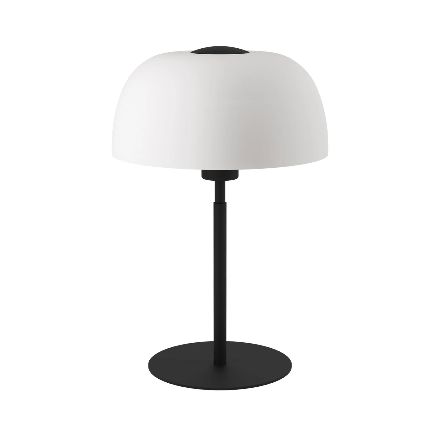 EGLO Lampe à Poser Solo 2, Verre Opale/noire 5 EGLO Lampe à Poser Solo 2, Verre Opale/noire – Image 3