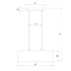 EGLO Suspension Zaragoza Noire/dorée à 1 lampe Ovale -Luminaire 10001814 2