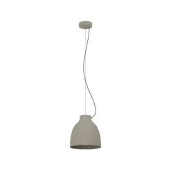 EGLO Suspension Camasca, à 1 Lampe, Ø 28 cm, Taupe -Luminaire 10001818 2