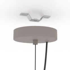 EGLO Suspension Camasca, à 1 Lampe, Ø 28 cm, Taupe -Luminaire 10001818 3