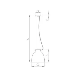 EGLO Suspension Camasca, à 1 Lampe, Ø 28 cm, Taupe -Luminaire 10001818 4