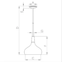 EGLO Suspension Sabinar, à 1 Lampe, Noire, Ø 28 cm -Luminaire 10001822 2