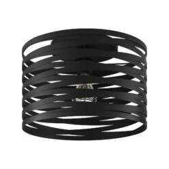 EGLO Plafonnier Cremella Au Design D’anneau, Noir -Luminaire 10001824 2