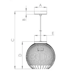 EGLO Suspension Venezuela Noire/dorée, à 1 lampe 10 EGLO Suspension Venezuela Noire/dorée, à 1 lampe -Luminaire 10001826 3