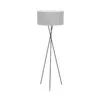 EGLO Lampadaire Fondachelli Avec Abat-jour En Lin Gris -Luminaire 10001845