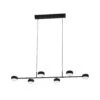 EGLO Suspension LED Clavellina, Noire, à Six Lampes -Luminaire 10001866