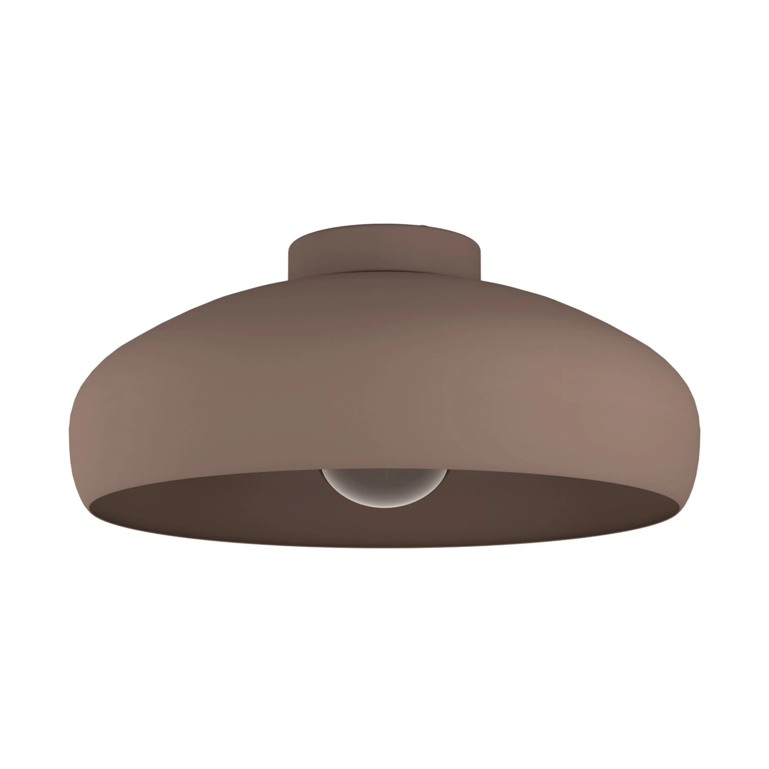EGLO Plafonnier Mogano, Ø40 cm, Brun Café 5 EGLO Plafonnier Mogano, Ø40 cm, Brun Café – Image 3