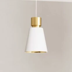 EGLO Suspension Aglientina Laiton/blanche, Une Lampe