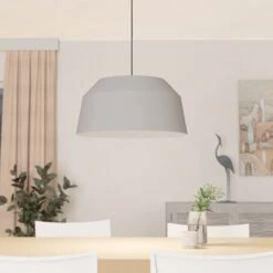 EGLO Suspension Contrisa En Gris, à Une Lampe, Ø 52 cm -Luminaire 10001887 2