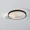 EGLO Plafonnier LED Gafares Télécommande Rond Noir -Luminaire 10001891