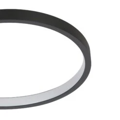 EGLO Plafonnier LED Gafares Télécommande Rond Noir -Luminaire 10001891 3