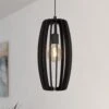 EGLO Suspension Bajazzara, Un Abat-jour Cage, Noire -Luminaire 10001915
