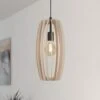 EGLO Suspension Bajazzara, Un Abat-jour Cage, Sable -Luminaire 10001916