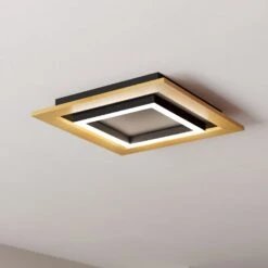 EGLO Plafonnier LED Tirrenara, Télécommande, 37x37 cm -Luminaire 10001931 1