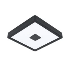 EGLO Plafonnier Extérieur LED Iphias 2, 21x21 cm, Noir