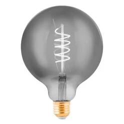 EGLO Globe LED E27 G125 4 W Filament Noir Transparent