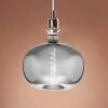 EGLO Ampoule LED E27 4 W Big Size Pomme, Fil, Chromée 2 EGLO Ampoule LED E27 4 W Big Size Pomme, Fil, Chromée -Luminaire 10009415