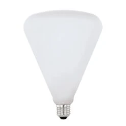 EGLO Ampoule LED E27 Big Size Cône 4,5 W 2 700 K Opale