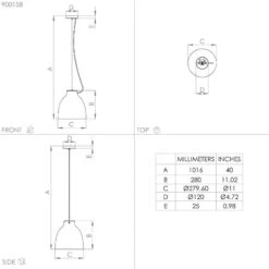 EGLO Camasca Suspension, à Une Lampe, Noire -Luminaire 10012488 2