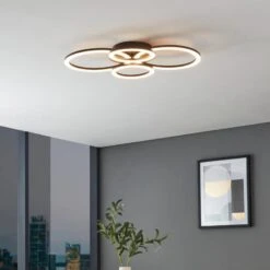 EGLO Connect Parrapos-Z Plafonnier LED, à 4 Lampes -Luminaire 10012601 1