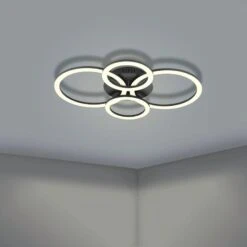 EGLO Connect Parrapos-Z Plafonnier LED, à 4 Lampes -Luminaire 10012601 4