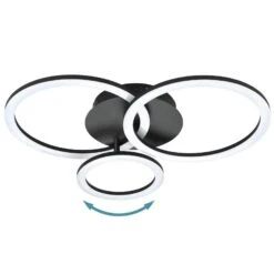 EGLO Connect Parrapos-Z Plafonnier LED, à 3 Lampes -Luminaire 10012602 4