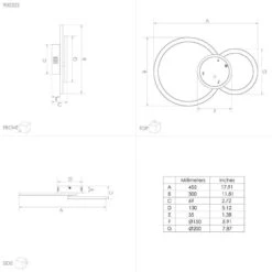 EGLO Connect Parrapos-Z Plafonnier LED, à 2 Lampes -Luminaire 10012603 2