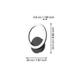 EGLO Connect Parrapos-Z Applique LED, à 1 Lampe -Luminaire 10012605 5