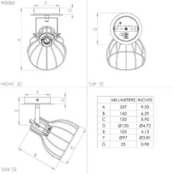 EGLO Sambatello Applique à 1 Lampe Noire/dorée -Luminaire 10012862 3