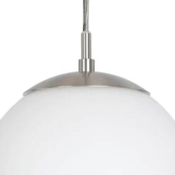 EGLO Rondo Suspension, à 3 Lampes, Nickel/blanche 12 EGLO Rondo Suspension, à 3 Lampes, Nickel/blanche -Luminaire 10012866 4