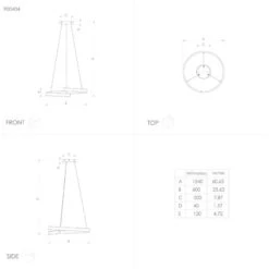 EGLO Connect Andabaia-Z Suspension, Tunable White -Luminaire 10012965 2