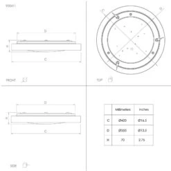 EGLO Connect Montemorelos-Z, RGBW, Noir, Ø42 cm 14 EGLO Connect Montemorelos-Z, RGBW, Noir, Ø42 cm -Luminaire 10012970 4