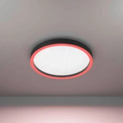 EGLO Connect Montemorelos-Z, RGBW, Noir, Ø42 cm 16 EGLO Connect Montemorelos-Z, RGBW, Noir, Ø42 cm -Luminaire 10012970 6