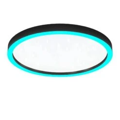 EGLO Connect Montemorelos-Z, RGBW, Noir, Ø57 cm -Luminaire 10012971 1