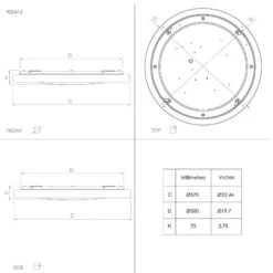 EGLO Connect Montemorelos-Z, RGBW, Noir, Ø57 cm -Luminaire 10012971 5