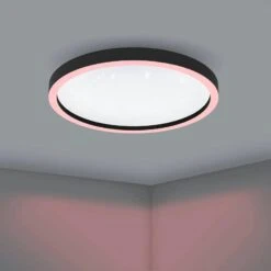 EGLO Connect Montemorelos-Z, RGBW, Noir, Ø57 cm -Luminaire 10012971 7