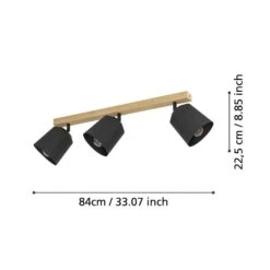 EGLO Cotorro Spot Pour Plafond, à Trois Lampes -Luminaire 10013067 2