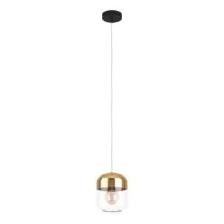 EGLO Maryvilla Suspension, Dorée/claire, 1 Lampe