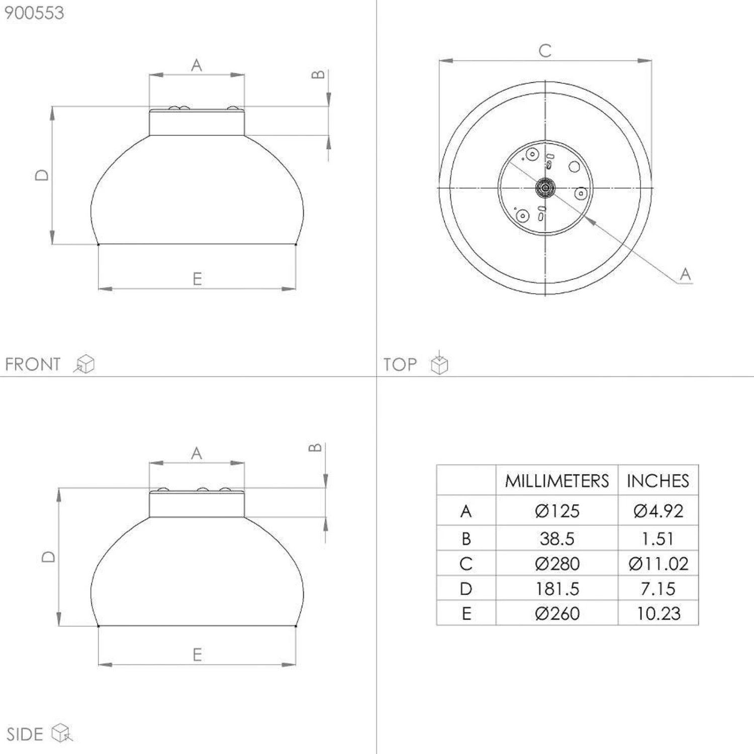 EGLO Mogano 2 Plafonnier, Ø28 cm, Noir 8 EGLO Mogano 2 Plafonnier, Ø28 cm, Noir – Image 6
